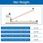 YGPACK 900 Extended Manual Hand Sealer - Image 7