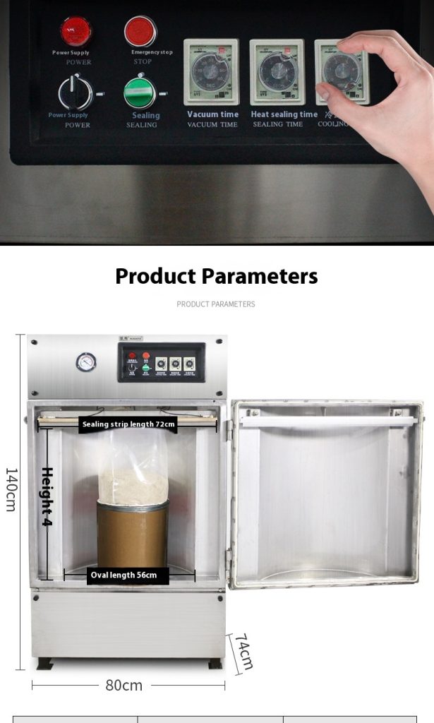 YGPACK DZ-720L Single Chamber Vacuum Sealer