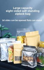 Aluminum Foil Self‑Standing Zipper Bag - Image 3