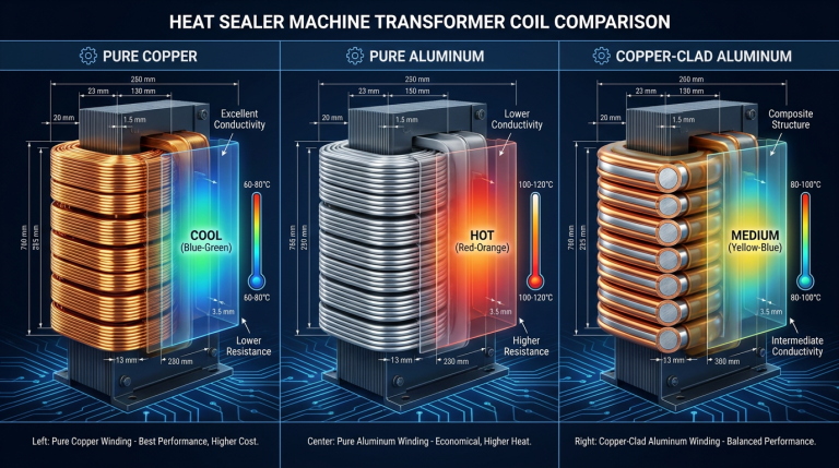 What’s the Difference Between Pure Copper, Pure Aluminum, and Copper-Clad Aluminum Transformers — and Which One Should I Buy?